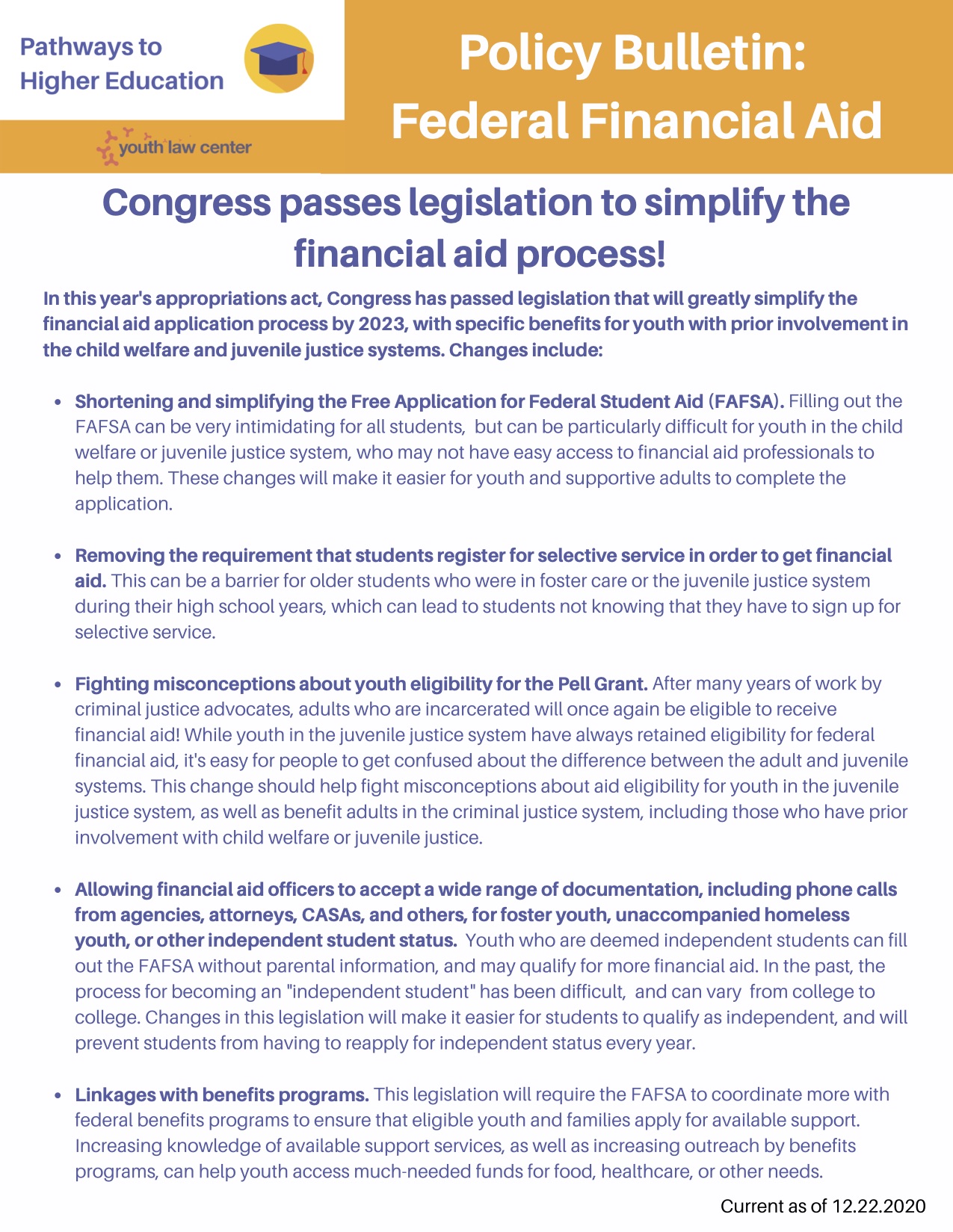 Congress Passes Legislation That Will Make It Easier For Students To ...